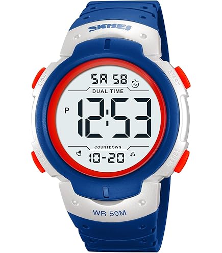 Amazon.co.jp: JAWL デジタルスポーツウォッチ、ストップ
